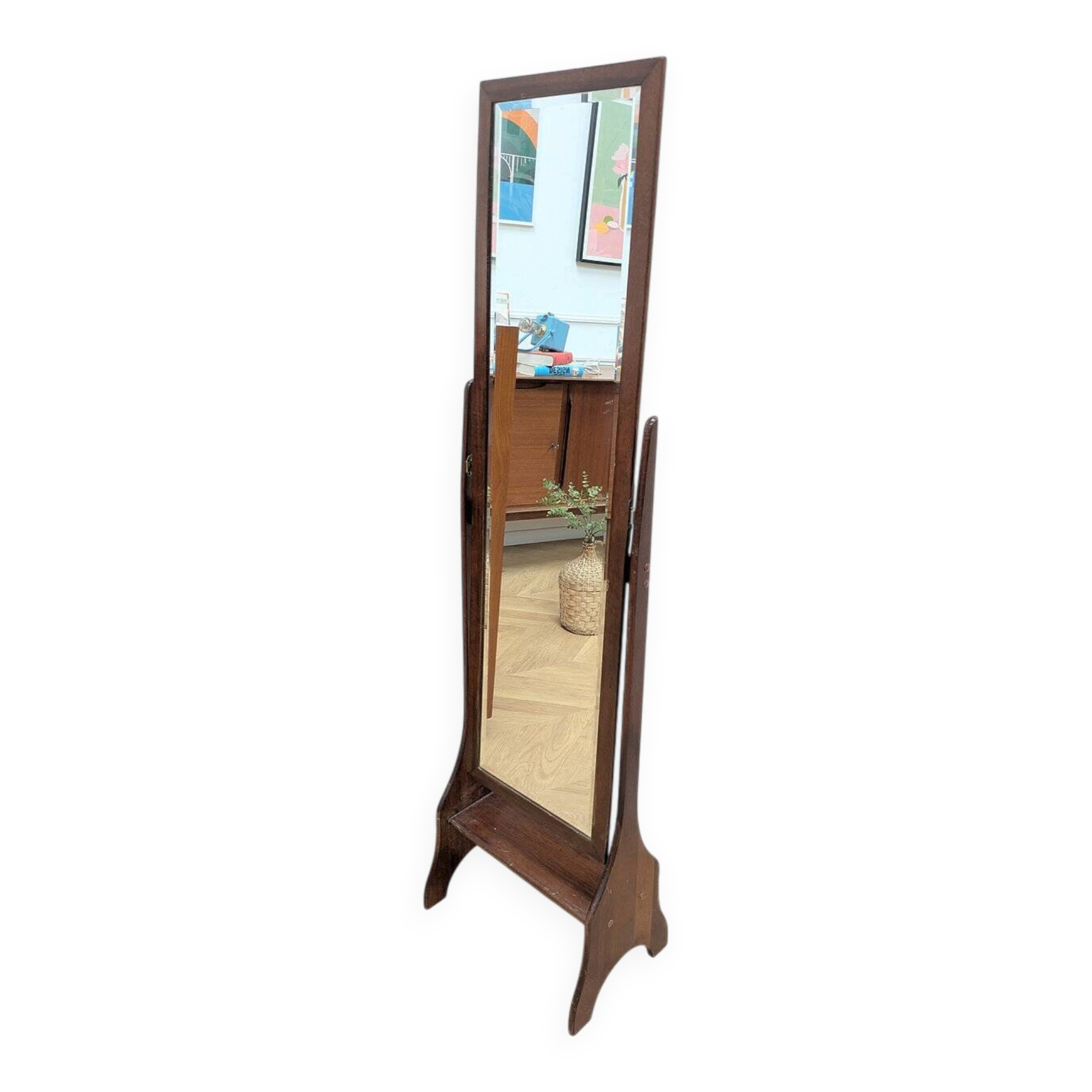 Vintage full-length mirror