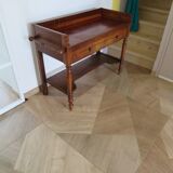 console-old dressing table-side table-mahogany stain