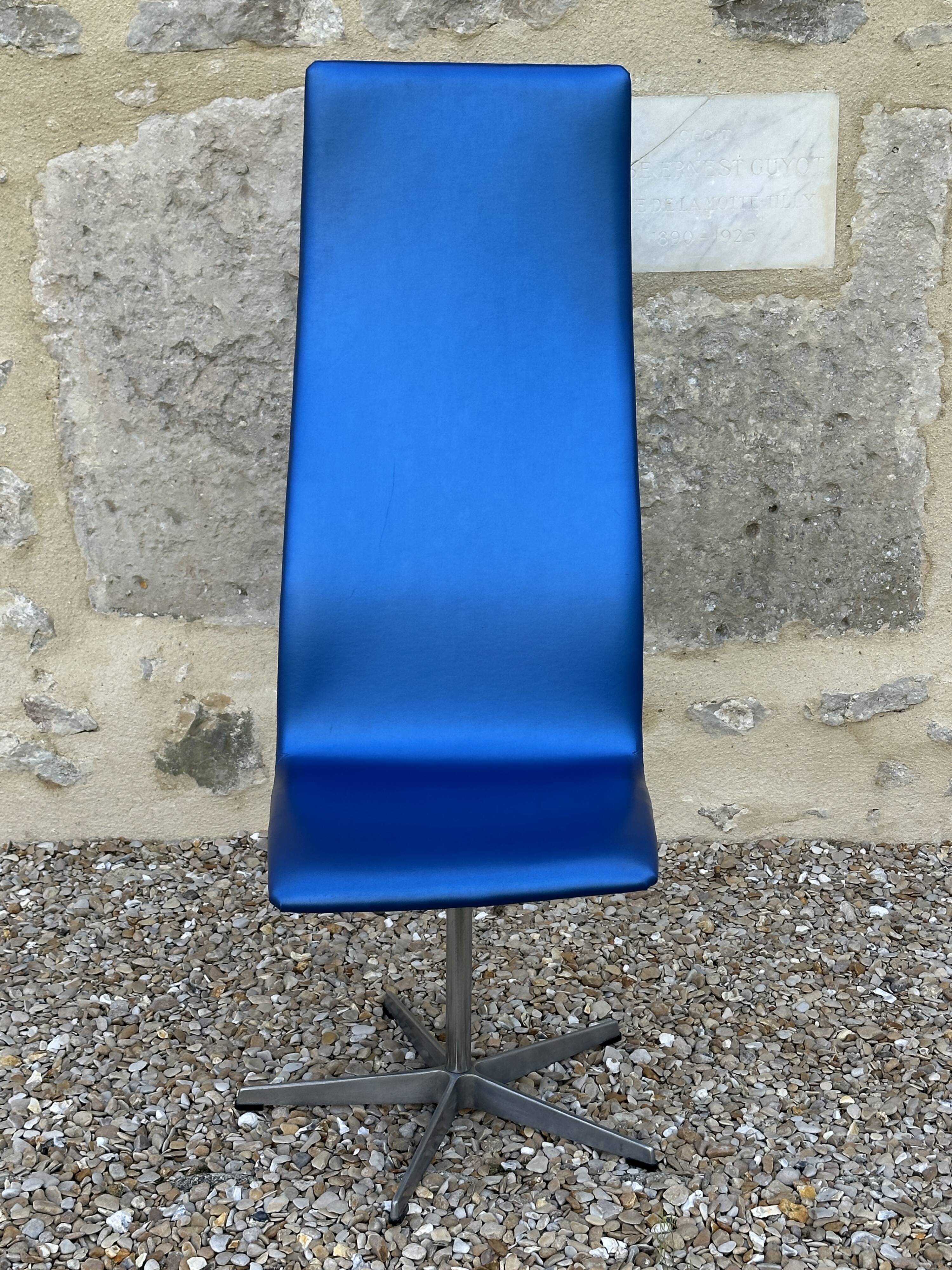 Chaise haute Oxford mod 316 arne jacobsen design années 70