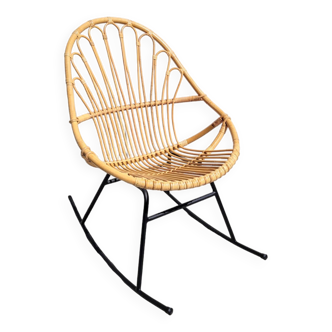 Rattan rocking chair