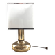Italian metal table lamp with perspex lampshade, 1970s
