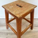 Old wooden painter's stool