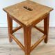 Old wooden painter's stool