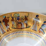 Kaiser "Theben" set of 2 porcelain vases, Egyptian motif.