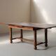 Modernist oak dining table, France, 1940–1950