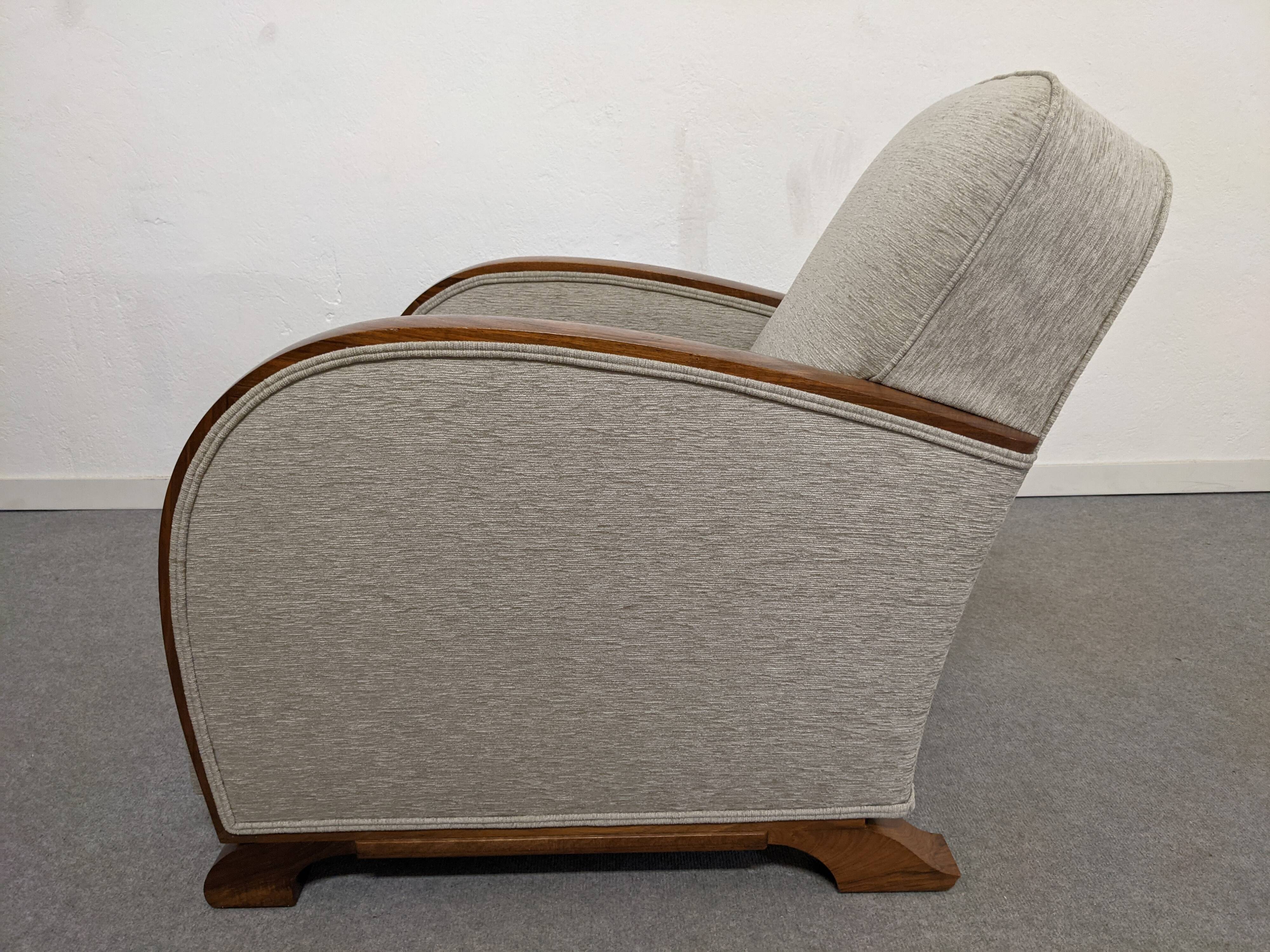 Art deco armchair from the 1920s