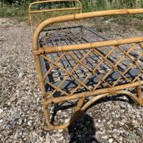 Vintage bamboo children's bed