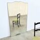 Beveled moustache mirror, 140 cm high