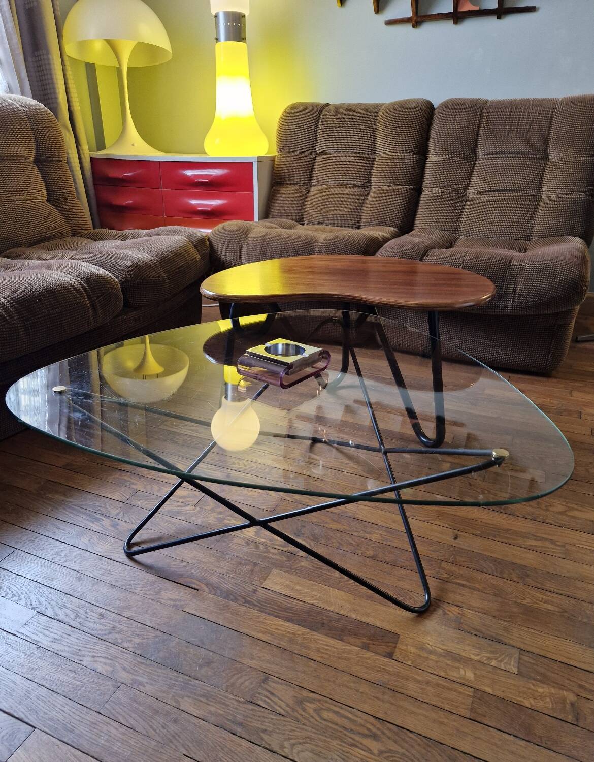 "Prefacto" by Pierre Guariche 1950, Haricot coffee table