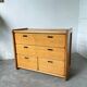 1980s pine chest of drawers