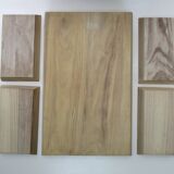 Natural wood trays - set of 4