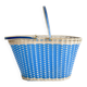 Vintage woven plastic shopping basket