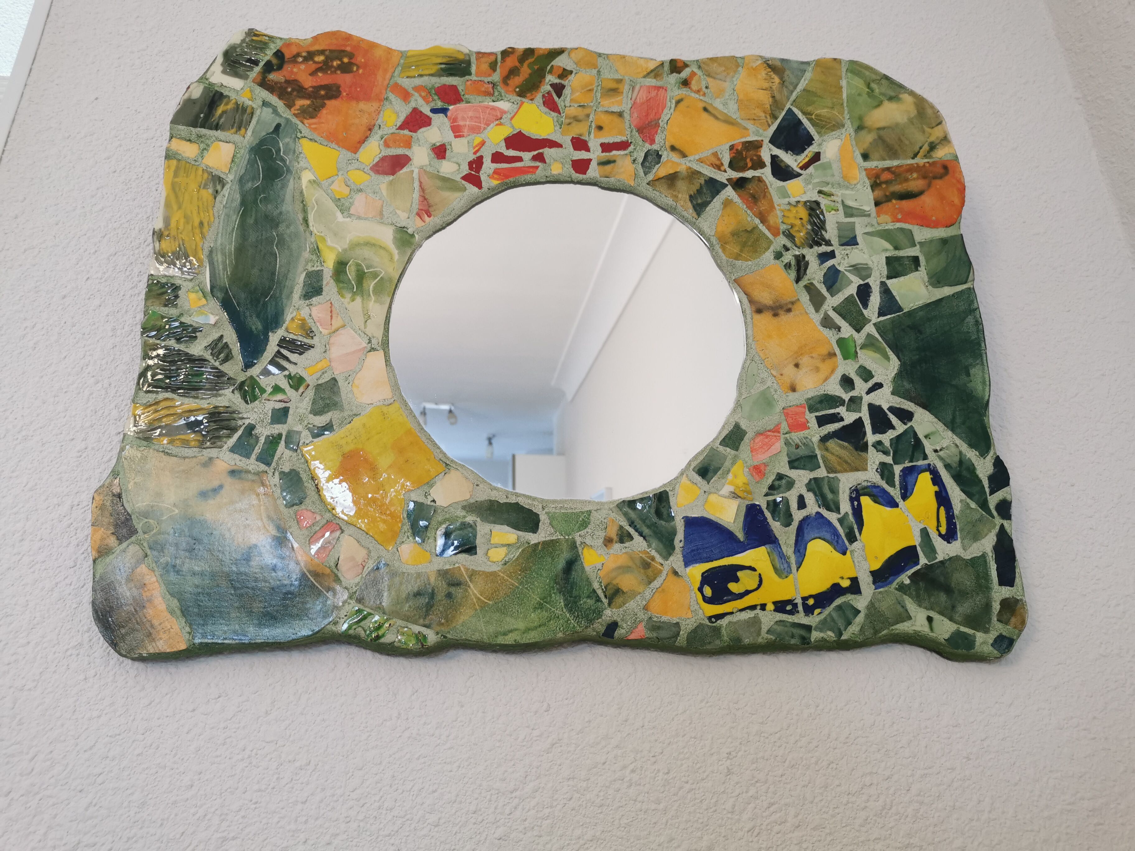 Vintage mosaic mirror 60x45cm