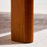 Three-seater teak sofa