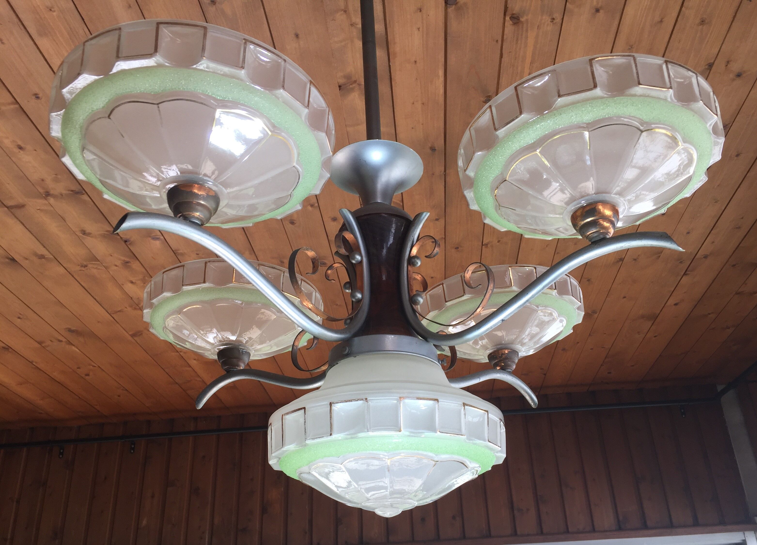 1920s Art Deco chandelier