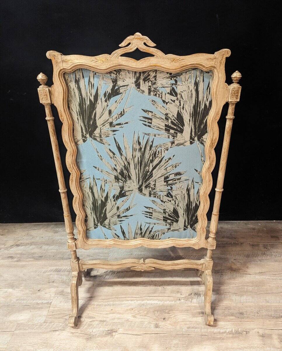 Louis XV wooden fire screen