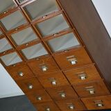 Vintage oak haberdashery shop furniture, Netherlands, 1930s