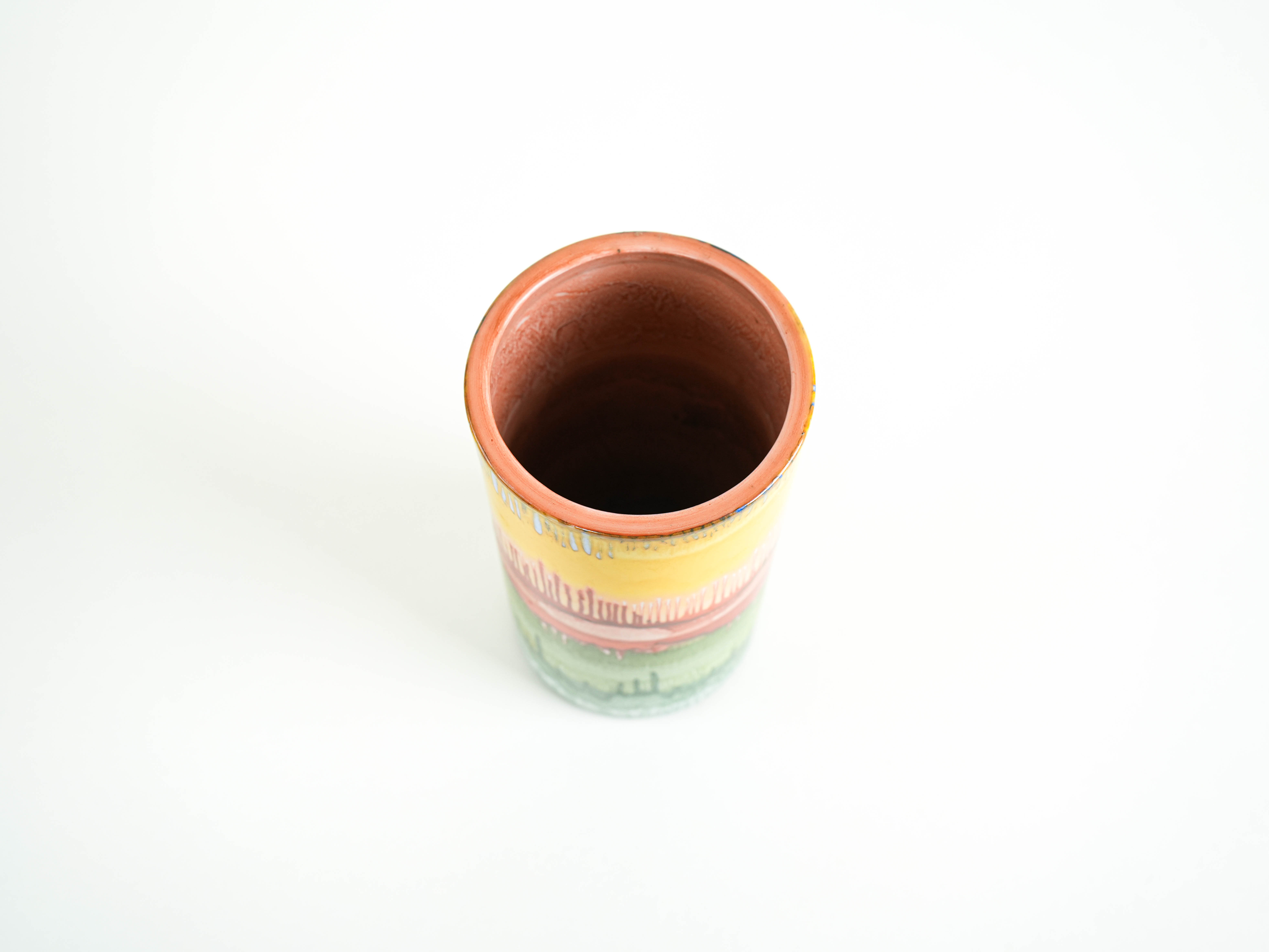 Cylindrical vase, Danish design, 1970s, made in Denmark