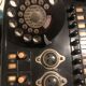 Téléphone ancien standard noir bakélite début XXe