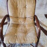 Vintage bamboo armchair 1960