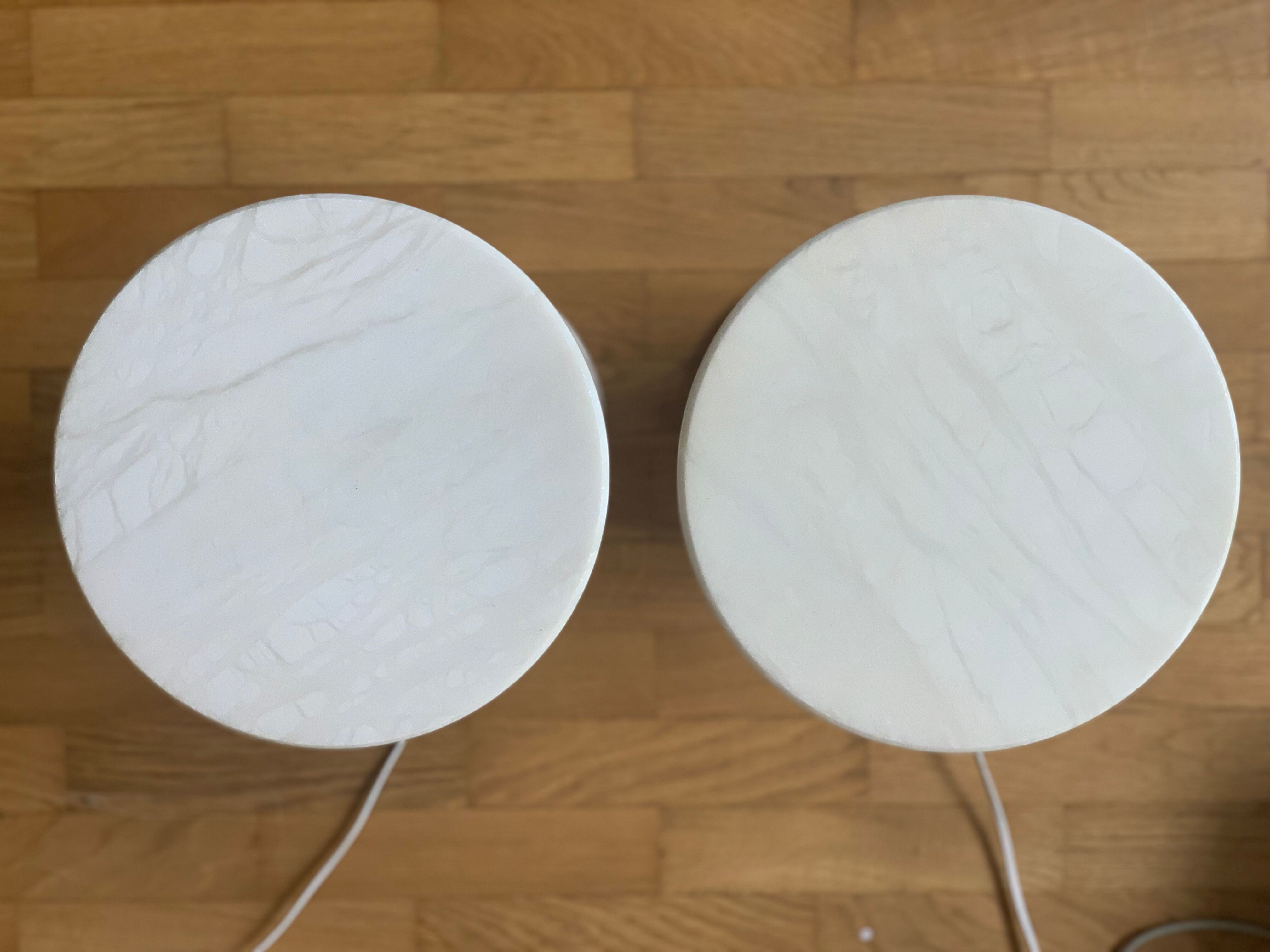 Pair of bright sofa ends