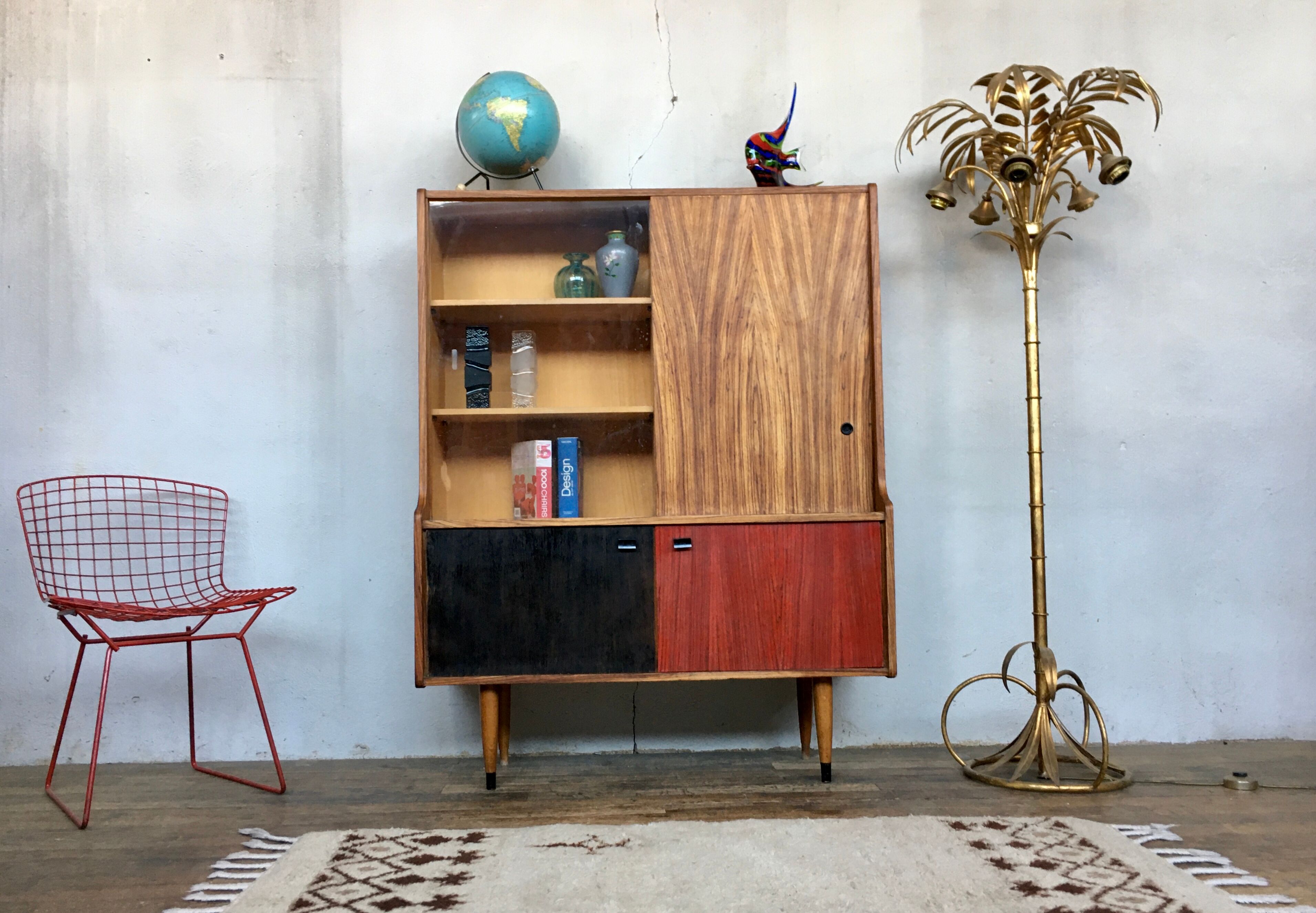 Enfilade haute en palissandre vintage 1960