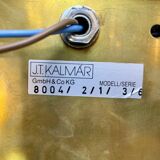 Murano & Brass Wall Lamps by J.T. Kalmar, Austria, 1960s