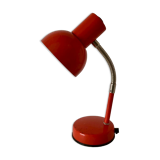 Red metal lamp