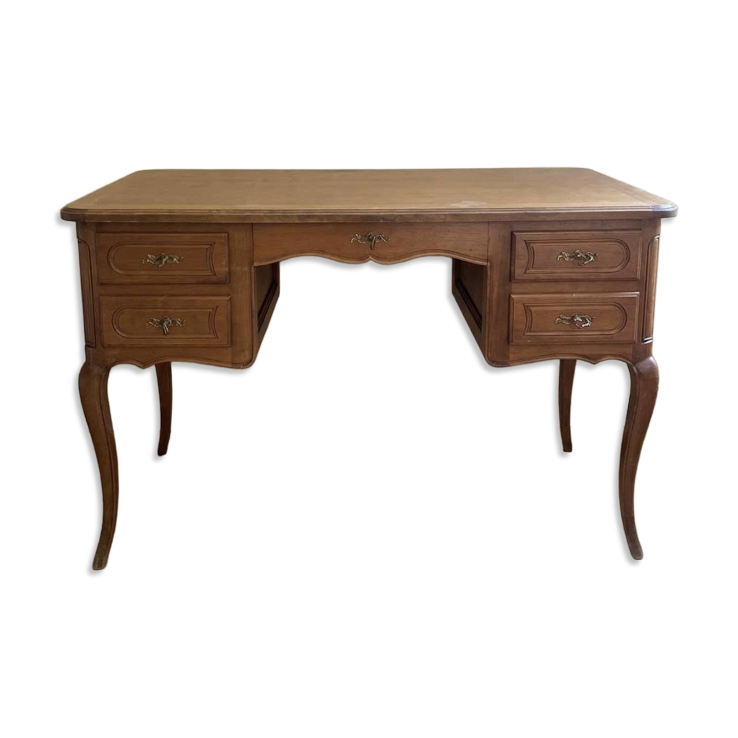 Minister's desk Louis XV with glass pane