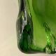 Murano iridescent green pocket tray