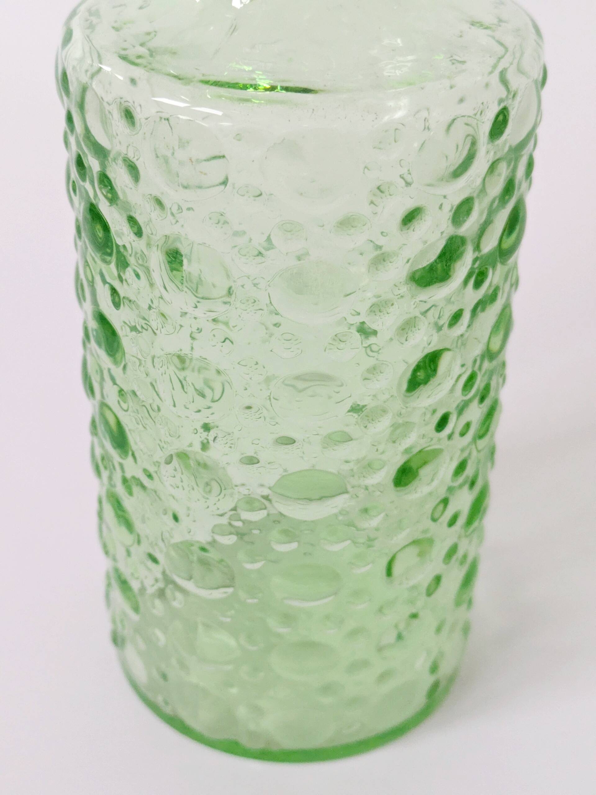 Vase à jacinthe vert, Herbert Kny, Allemagne, années 70