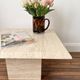 Mid-century travertine coffee table