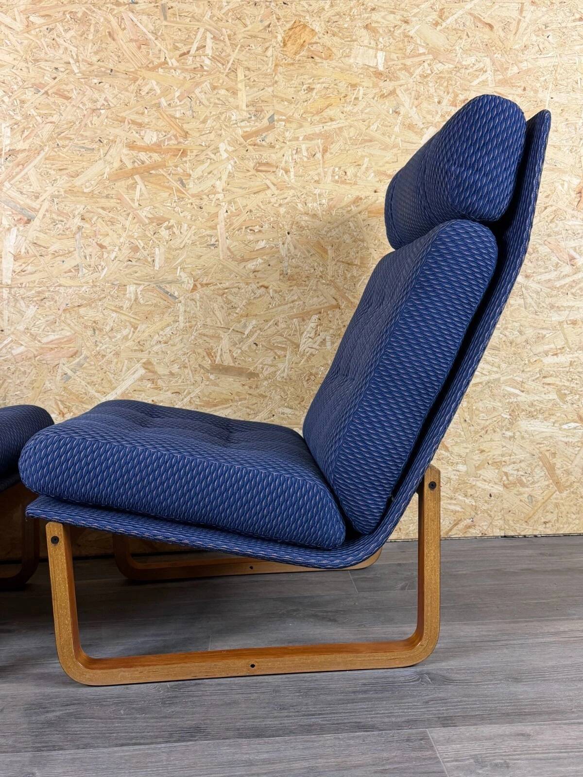 2x 1960s 1970s Teak Easy Chairs by Magnus Oelsen A/S Durup Denmark