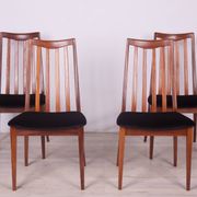 Mid-Century Teak Dining Chairs by Leslie Dandy for G-Plan, 1960s, Set of 4