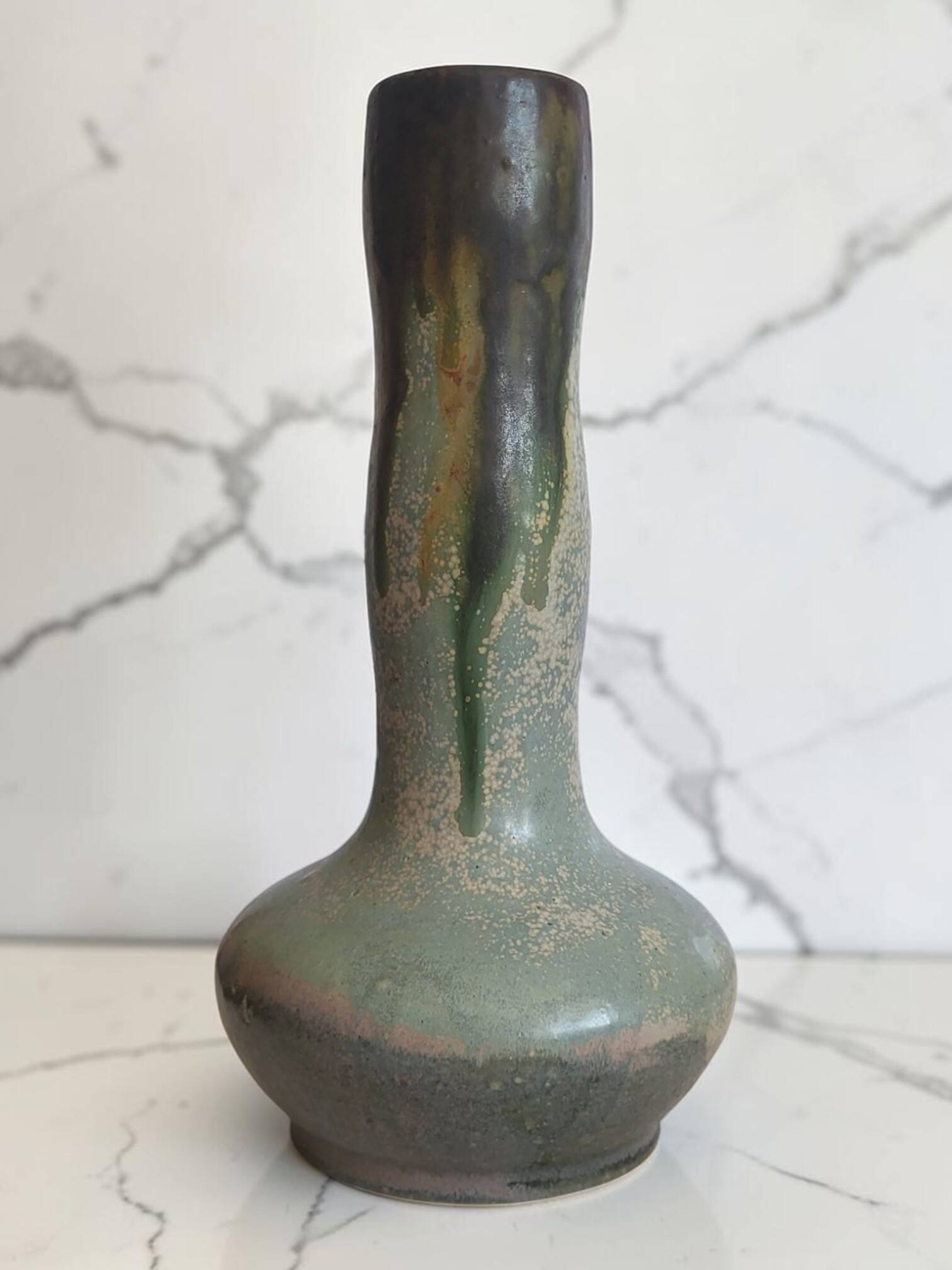 Lebret stoneware vase from Puisaye