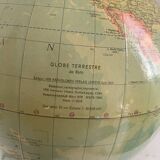 Globe terrestre vintage 1978 de Räth Leipzig ex-RDA - 43 cm