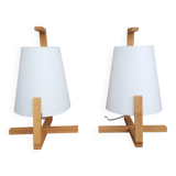 Pair of bedside lamps