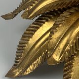 Paire de plafonniers florentins en laiton de style Hollywood Regency par Hans Kogl, années 1960