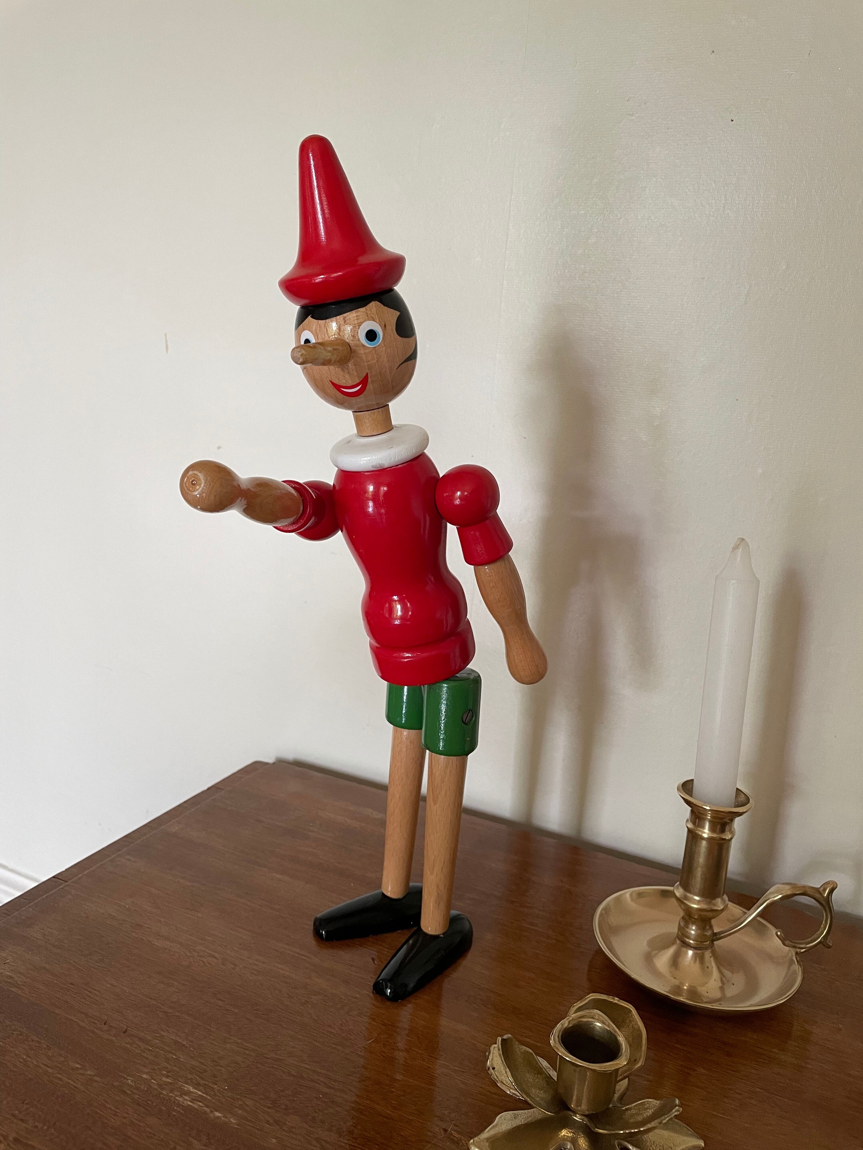 Articulated wooden Pinocchio H40