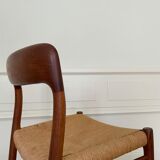 Set 4 chairs by Niels Otto Møller 1960