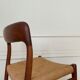 Set 4 chairs by Niels Otto Møller 1960