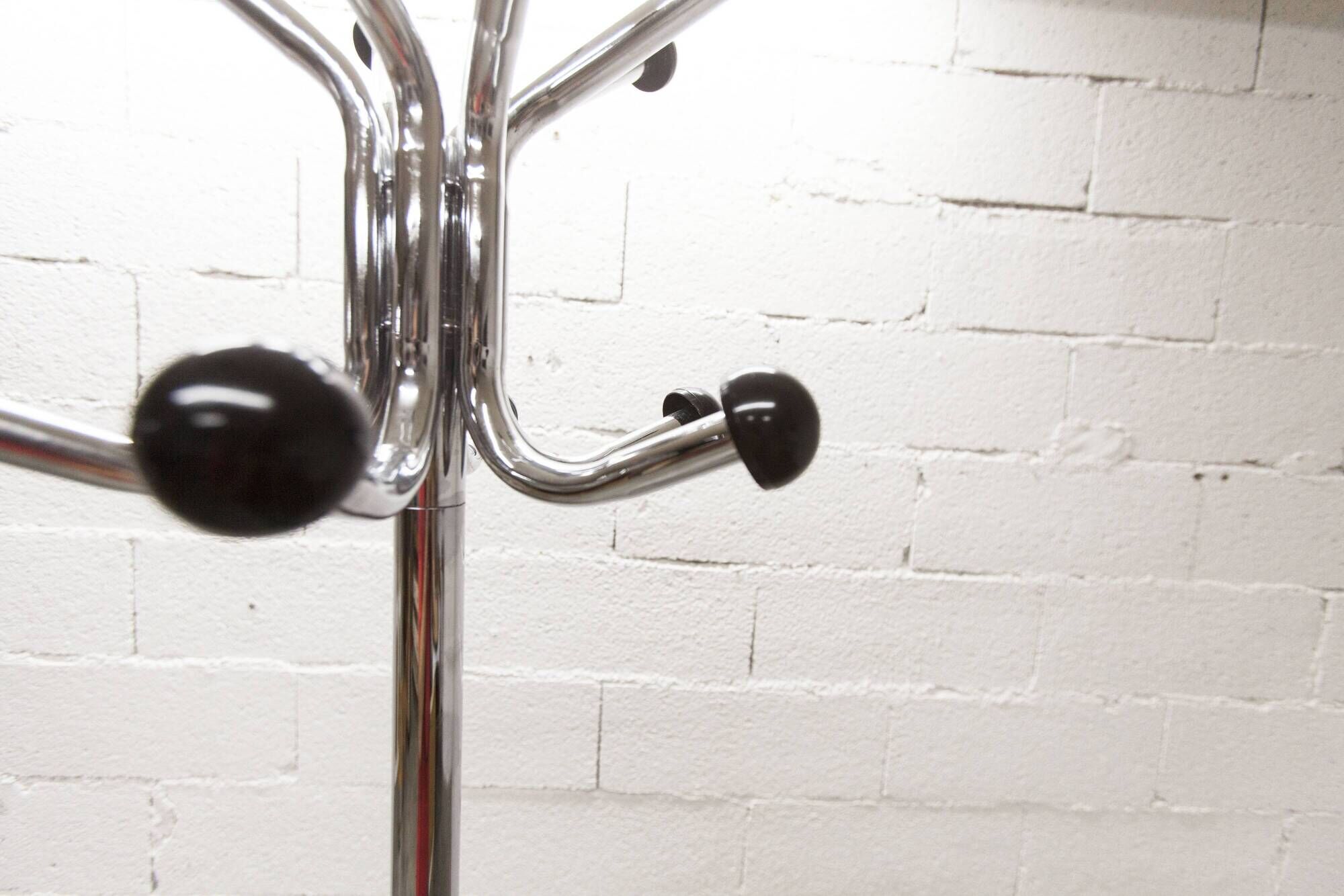 Industrial parrot coat rack 1970 12 hooks 193cm