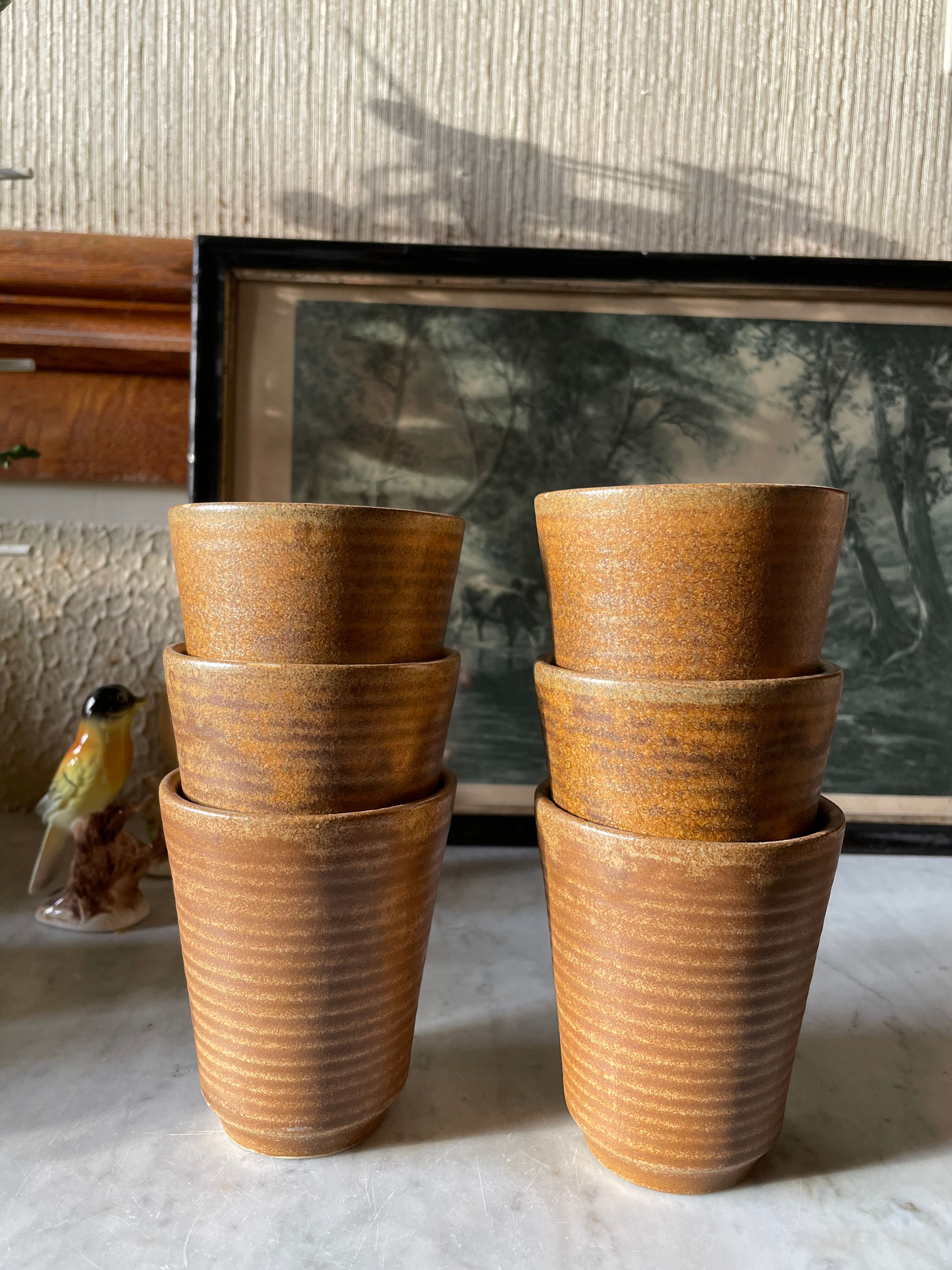 Sandstone cups