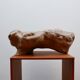 Mid-century wooden 'root' bowl
