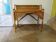 Vintage console/desk made of natural woven rattan, 1960s