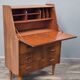Norwegian teak secretary, Scandinavian vintage 1960s