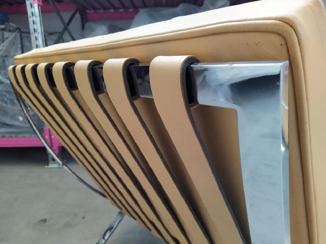 Knoll, pair of Barcelona easy chairs