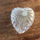 Boîte à bijoux en cristal en forme de coeur