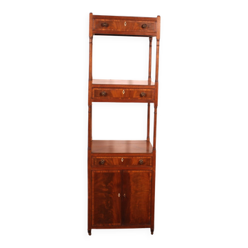 Étagère dit whatnot en acajou circa 1800 époque George III