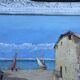 Ancient painting – Animated Mediterranean view – Port and sailing boats